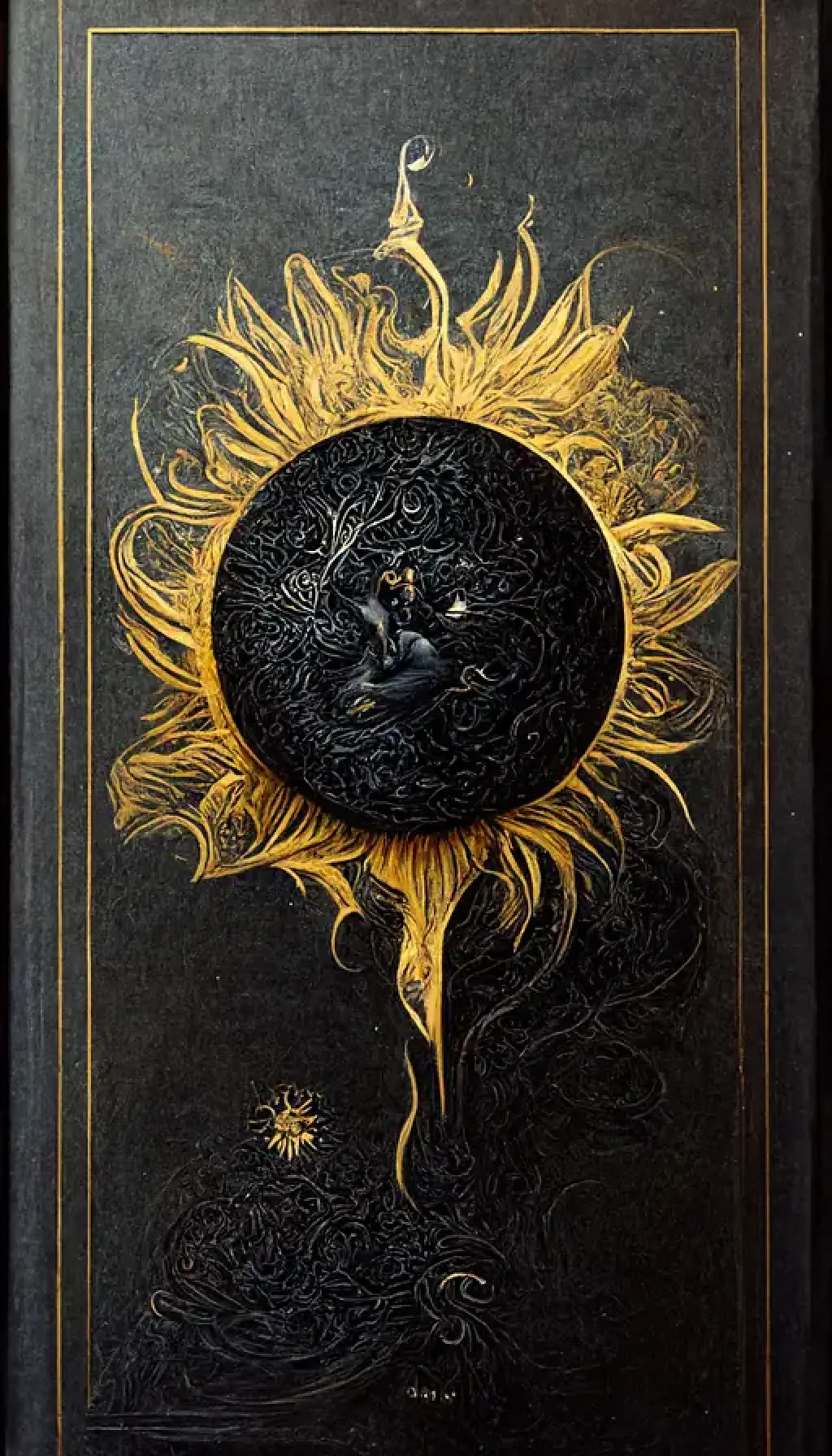 the-sun-black-paper-white-in-midjourney
