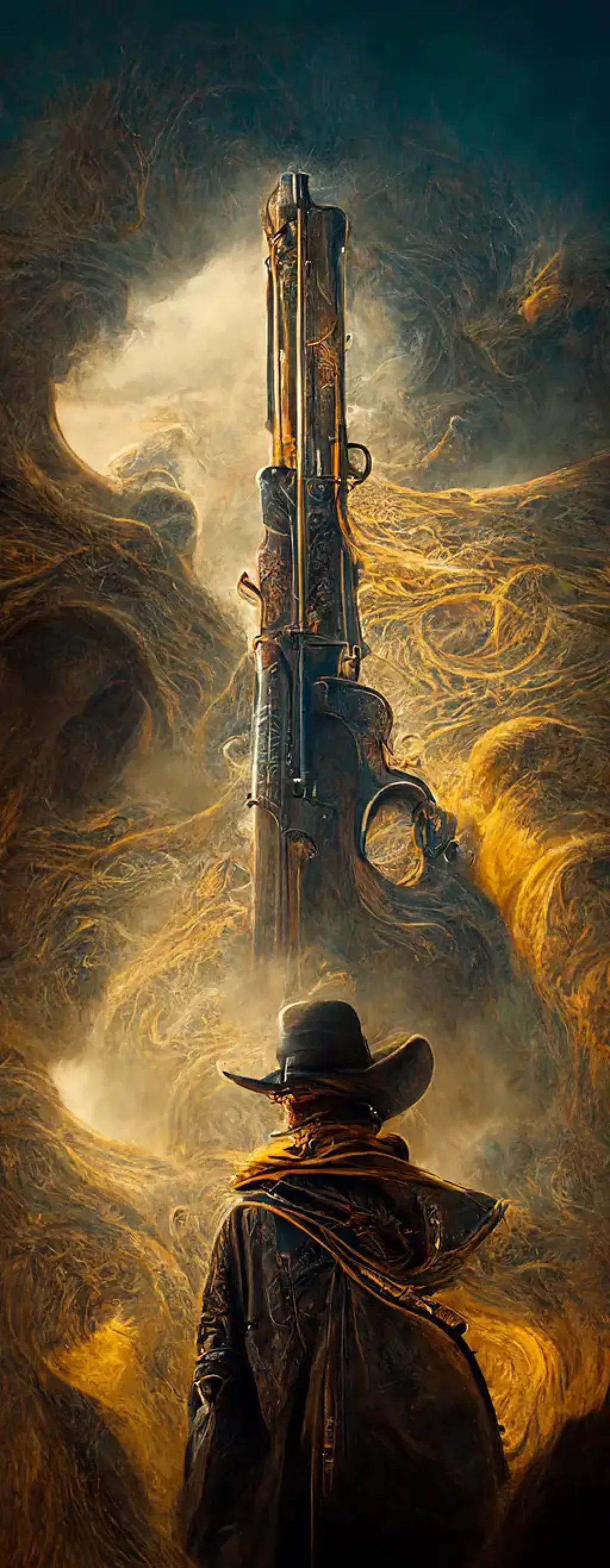 the Gunslinger, hyper realisti【Midjourney中国】