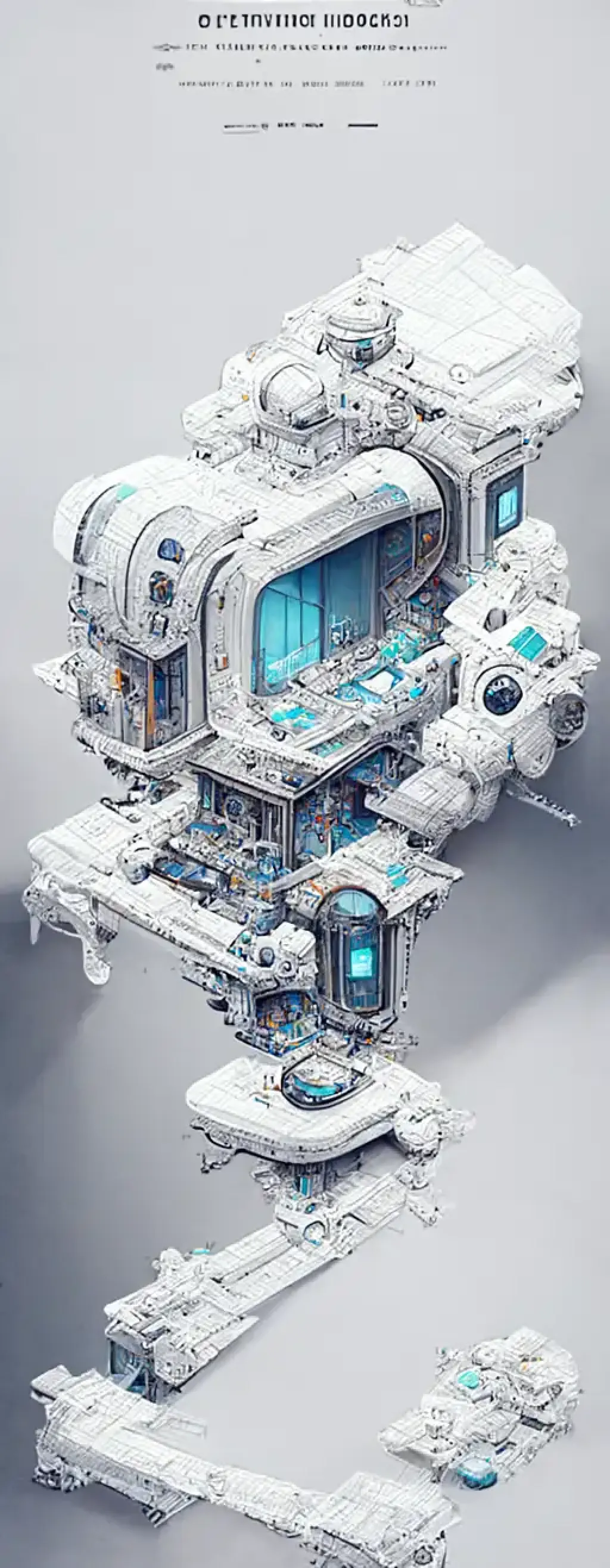 The forbidden space station midjourney 